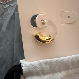 Lizzie Fortunato Infinity Hoop SINGLE EARRING Clear Womens Size OS